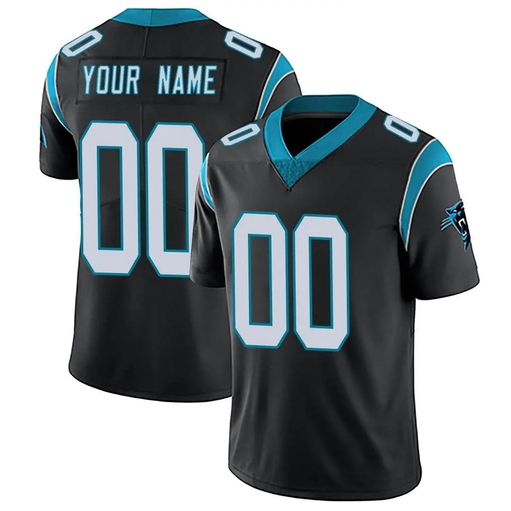 tocy Custom C.Panthers Black Vapor Untouchable Limited Game Any Name & Numbers Stitched Jerseys