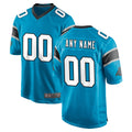 tocy Custom C.Panthers Blue Game Any Name & Numbers Stitched Jerseys