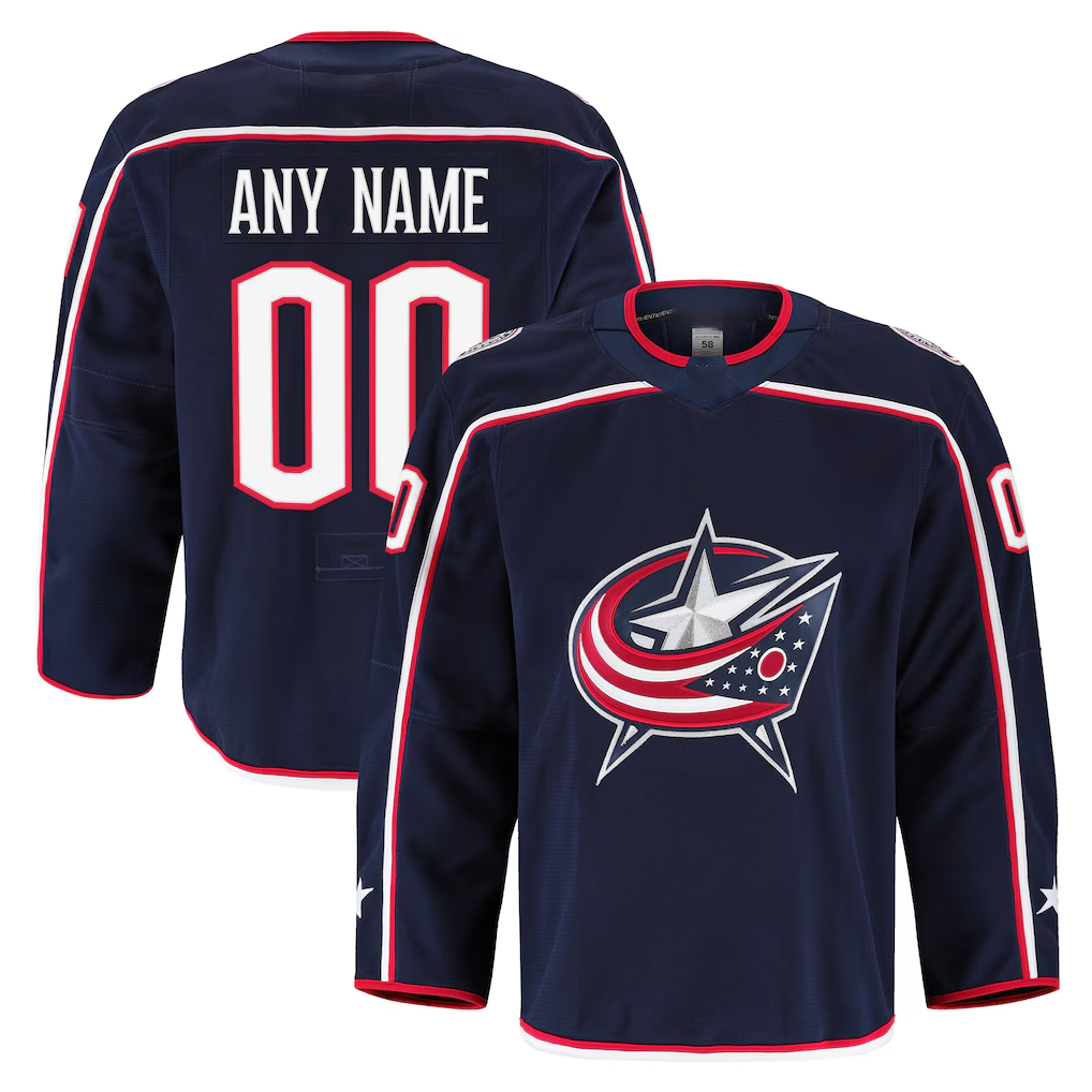 Tocy Custom CB.Jackets Navy Home Authentic Pro Jersey