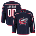 Tocy Custom CB.Jackets Navy Home Authentic Pro Jersey