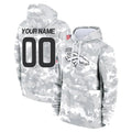 tocy Custom D.Broncos Arctic Camo Salute to Service Hoodies Limited Any Name & Numbers Stitched Jerseys