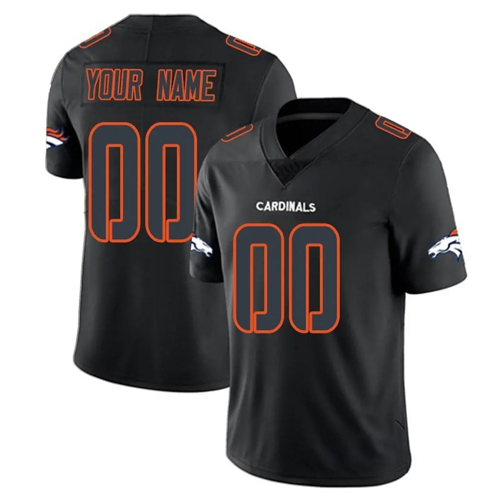 tocy Custom D.Broncos Black Impact Limited Game Any Name & Numbers Stitched Jerseys