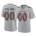 tocy Custom D.Broncos Gray Atmosphere Fashion Limited Game Any Name & Numbers Stitched Jerseys