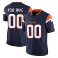 tocy Custom D.Broncos Navy Limited Vapor F.U.S.E. Home Game Any Name & Numbers Stitched Jerseys