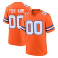 tocy Custom D.Broncos Orange Alternate Collection Throwback Game Any Name & Numbers Stitched Jerseys