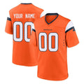 tocy Custom D.Broncos Orange Home Game Any Name & Numbers Stitched Jerseys
