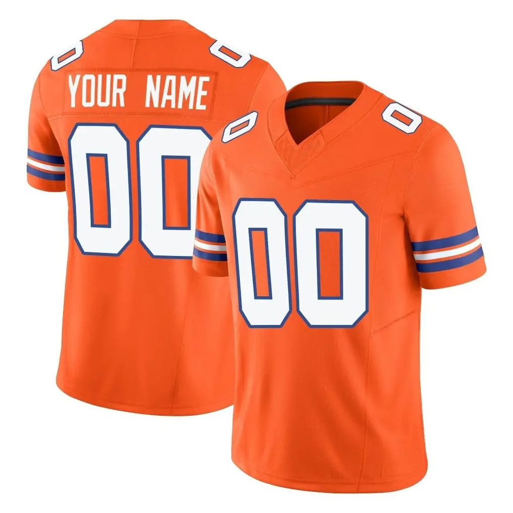 tocy Custom D.Broncos Orange Limited Alternate Vapor F.U.S.E. Throwback Game Any Name & Numbers Stitched Jerseys