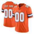 tocy Custom D.Broncos Orange Vapor Untouchable Limited Home Game Any Name & Numbers Stitched Jerseys