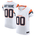 tocy Custom D.Broncos Vapor F.U.S.E. Elite White Stitched Jerseys