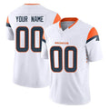 tocy Custom D.Broncos White Limited Vapor F.U.S.E. Home Game Any Name & Numbers Stitched Jerseys