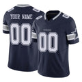 tocy Custom D.Cowboys Navy Limited Vapor F.U.S.E. Home Game Any Name & Numbers Stitched Jerseys