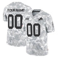 tocy Custom D.Lions Arctic Camo Salute To Service Limited Any Name & Numbers Stitched Jerseys