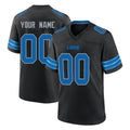 tocy Custom D.Lions Black Alternate Home Game Any Name & Numbers Stitched Jerseys