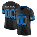 tocy Custom D.Lions Black Alternate Vapor F.U.S.E. Limited Home Game Any Name & Numbers Stitched Jerseys