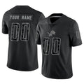 tocy Custom D.Lions Black RFLCTV Limited Stitched Jerseys