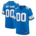 tocy Custom D.Lions Blue Home Game Stitched Jerseys