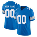 tocy Custom D.Lions Blue Limited Vapor F.U.S.E. Alternate Home Game Any Name & Numbers Stitched Jerseys
