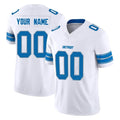 tocy Custom D.Lions White Limited Vapor F.U.S.E. Alternate Home Game Any Name & Numbers Stitched Jerseys