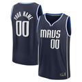 tocy Custom D.Mavericks Navy Fast Break Jerseys - Statement Edition