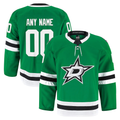 Tocy Custom D.Stars Kelly Green Home Authentic Pro Jerseys