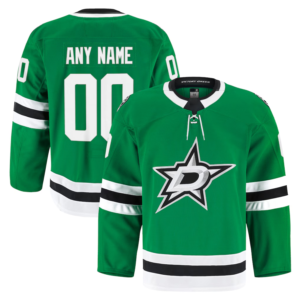 Tocy Custom D.Stars Kelly Green Home Authentic Pro Jerseys