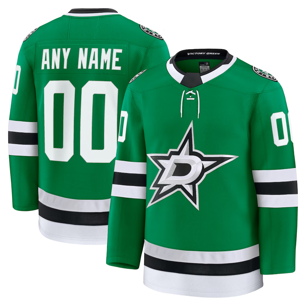 Tocy Custom D.Stars Kelly Green Home Premium Jerseys