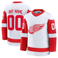 Tocy Custom D.Red wings White Away Premium Jerseys