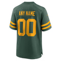 tocy Custom GB. Packers Green Alternate Game Stitched Jerseys
