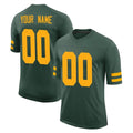 tocy Custom GB.Packers Green Alternate Vapor Home Game Any Name & Numbers Stitched Jerseys