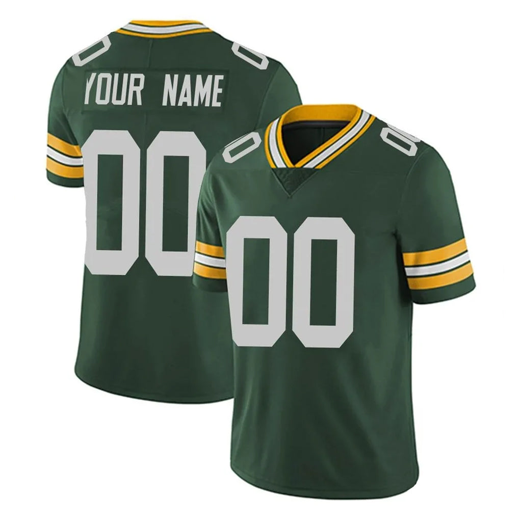 tocy Custom GB.Packers Green Vapor Untouchable Limited Home Game Any Name & Numbers Stitched Jerseys