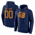 tocy Custom GB.Packers Navy The 1923 Classic Pullover Hoodies Limited Game Any Name & Numbers Stitched Jerseys