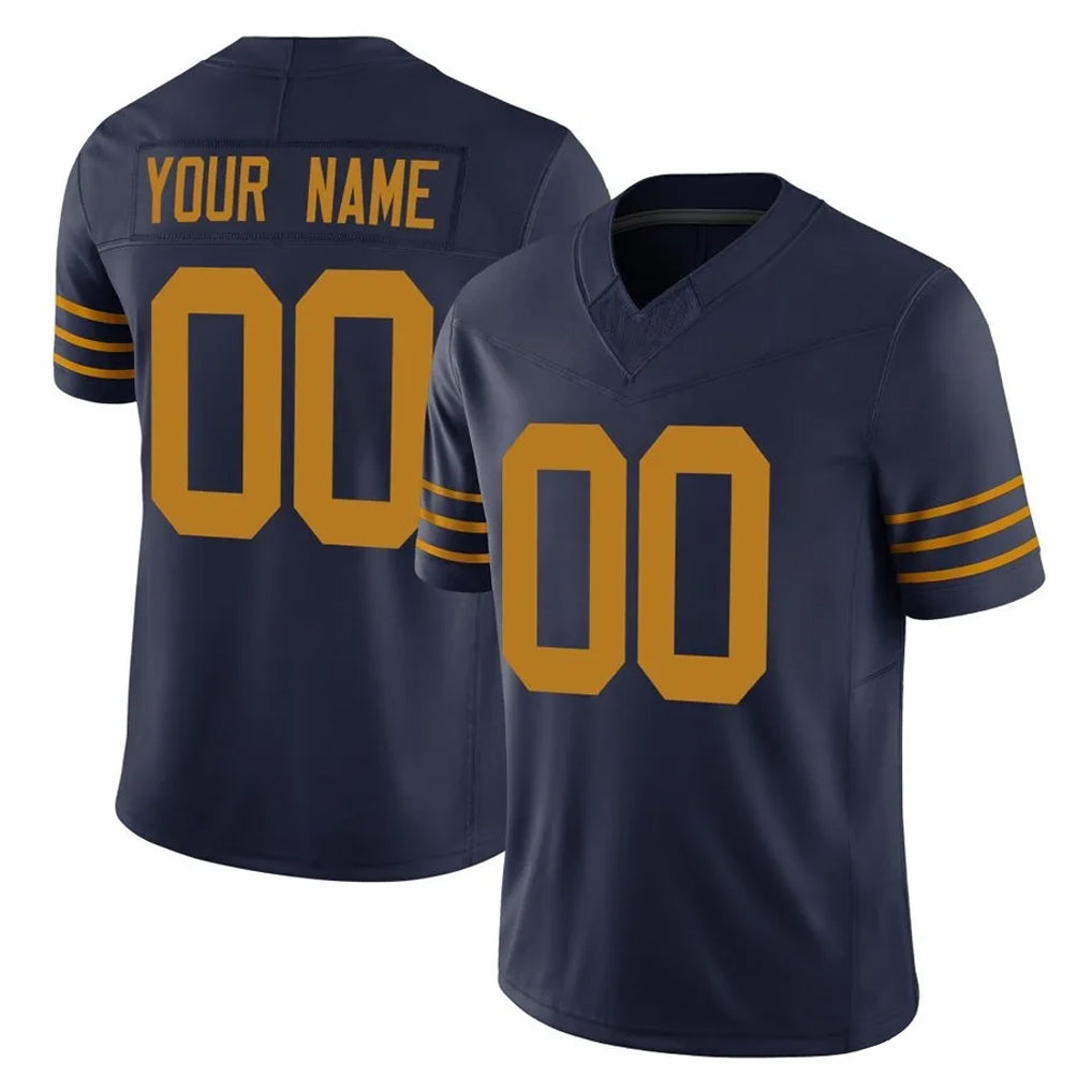 tocy Custom GB.Packers Navy The 1923 Classic Vapor F.U.S.E. Home Game Any Name & Numbers Stitched Jerseys