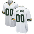 tocy Custom GB.Packers White Home Game Stitched Jerseys