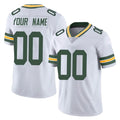 tocy Custom GB.Packers White Vapor Untouchable Limited Home Game Any Name & Numbers Stitched Jerseys