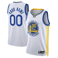 tocy Custom G.State Warriors White Swingman Jerseys - Association Edition