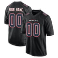 tocy Custom H.Texans Black Fashion Home Game Any Name & Numbers Stitched Jerseys