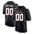 tocy Custom H.Texans Carbon Black Fashion Home Game Any Name & Numbers Stitched Jerseys