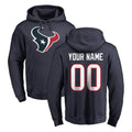 tocy Custom H.Texans Navy Pro Line Pullover Hoodie Limited Game Any Name & Numbers Stitched Jerseys