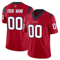 tocy Custom H.Texans Red Limited Vapor F.U.S.E. Home Game Any Name & Numbers Stitched Jerseys