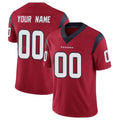 tocy Custom H.Texans Red Limited Vapor Untouchable Home Game Any Name & Numbers Stitched Jerseys