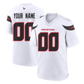 tocy Custom H.Texans White Home Game Any Name & Numbers Stitched Jerseys