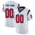tocy Custom H.Texans White Limited Vapor Untouchable Home Game Any Name & Numbers Stitched Jerseys