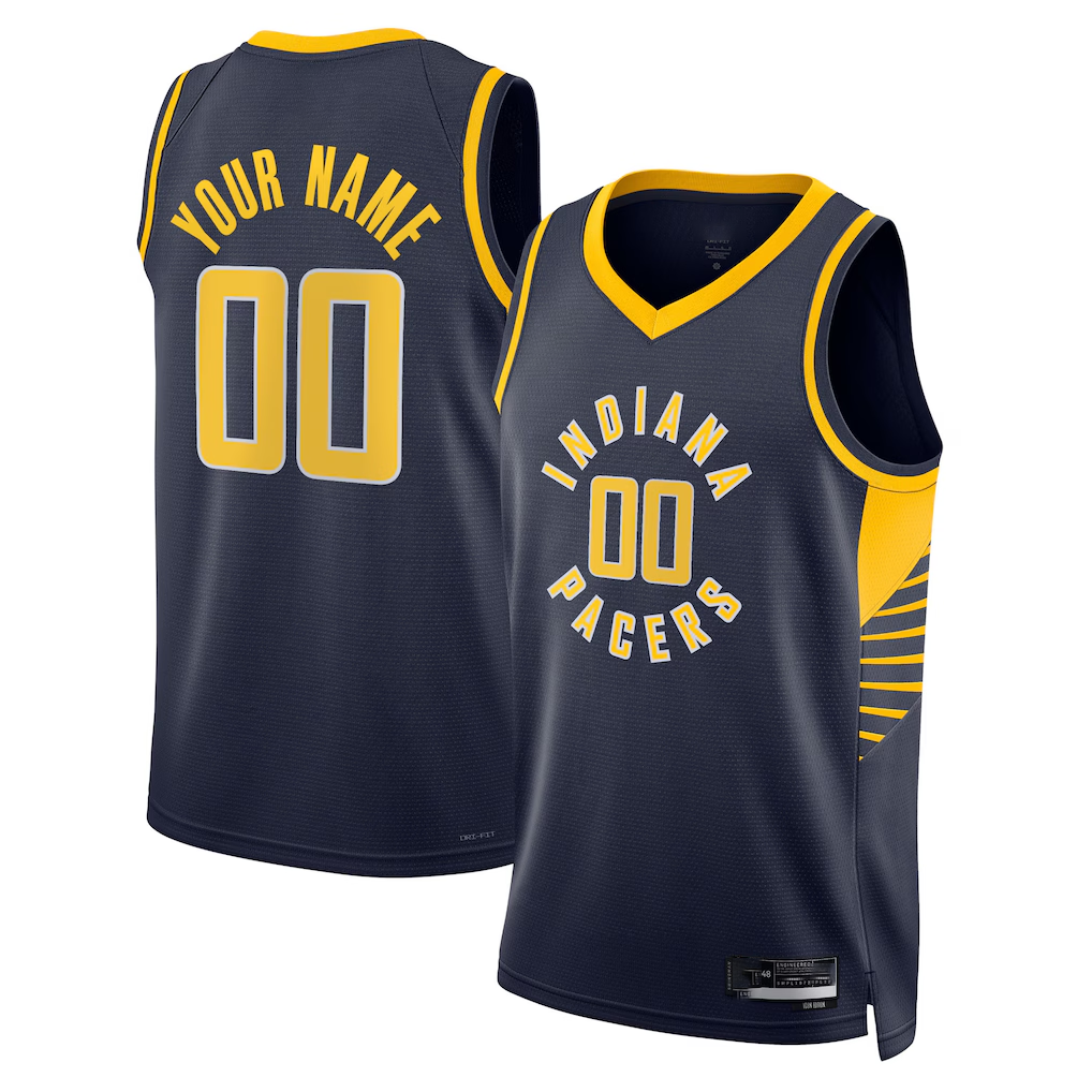 tocy Custom I.Pacers Navy 202223 Swingman Jerseys - Icon Edition