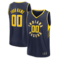 tocy Custom I.Pacers  Navy Fast Break Jerseys - Icon Edition