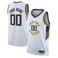 tocy Custom I.Pacers White Swingman Jerseys - Association Edition