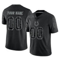 tocy Custom IN.Colts Black Reflective Limited Game Any Name & Numbers Stitched Jerseys