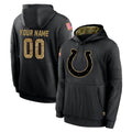 tocy Custom IN.Colts Black Salute to Service Hoodies Limited Game Any Name & Numbers Stitched Jerseys