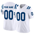 tocy Custom IN.Colts White Limited Vapor F.U.S.E. Home Game Any Name & Numbers Stitched Jerseys