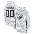 tocy Custom J.Jaguars Arctic Camo Salute to Service Hoodies Limited Game Any Name & Numbers Stitched Jerseys