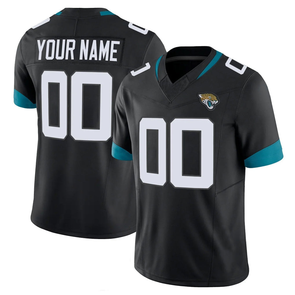 tocy Custom J.Jaguars Black Vapor F.U.S.E. Limited Home Game Any Name & Numbers Stitched Jerseys